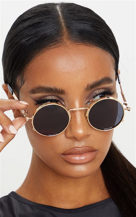 gold frame sunglasses glasses